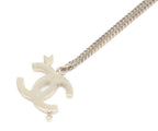 Chanel Enamel Ivory CC Logo Arrow Necklace — view 2