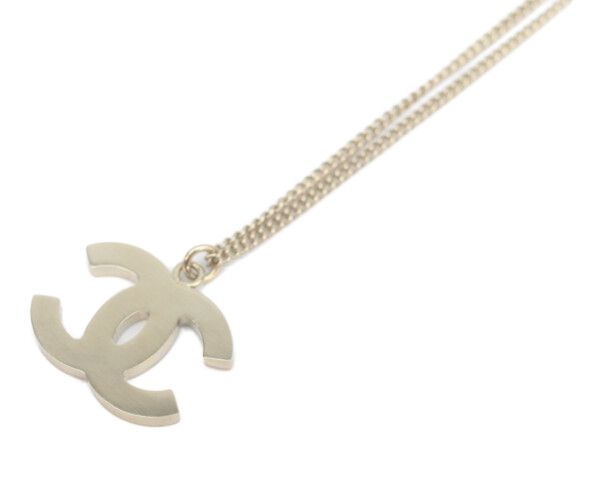 Chanel Ivory Resin CC Logo Necklace — view 2