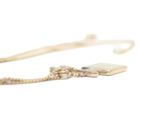 Chanel No5 Motif CC Logo Necklace — view 6