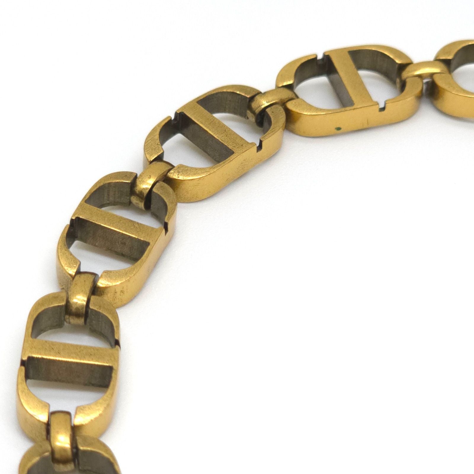 Dior 30 Montaigne Short Necklace Choker 30.5 37 cm CD Signature Gold — view 3