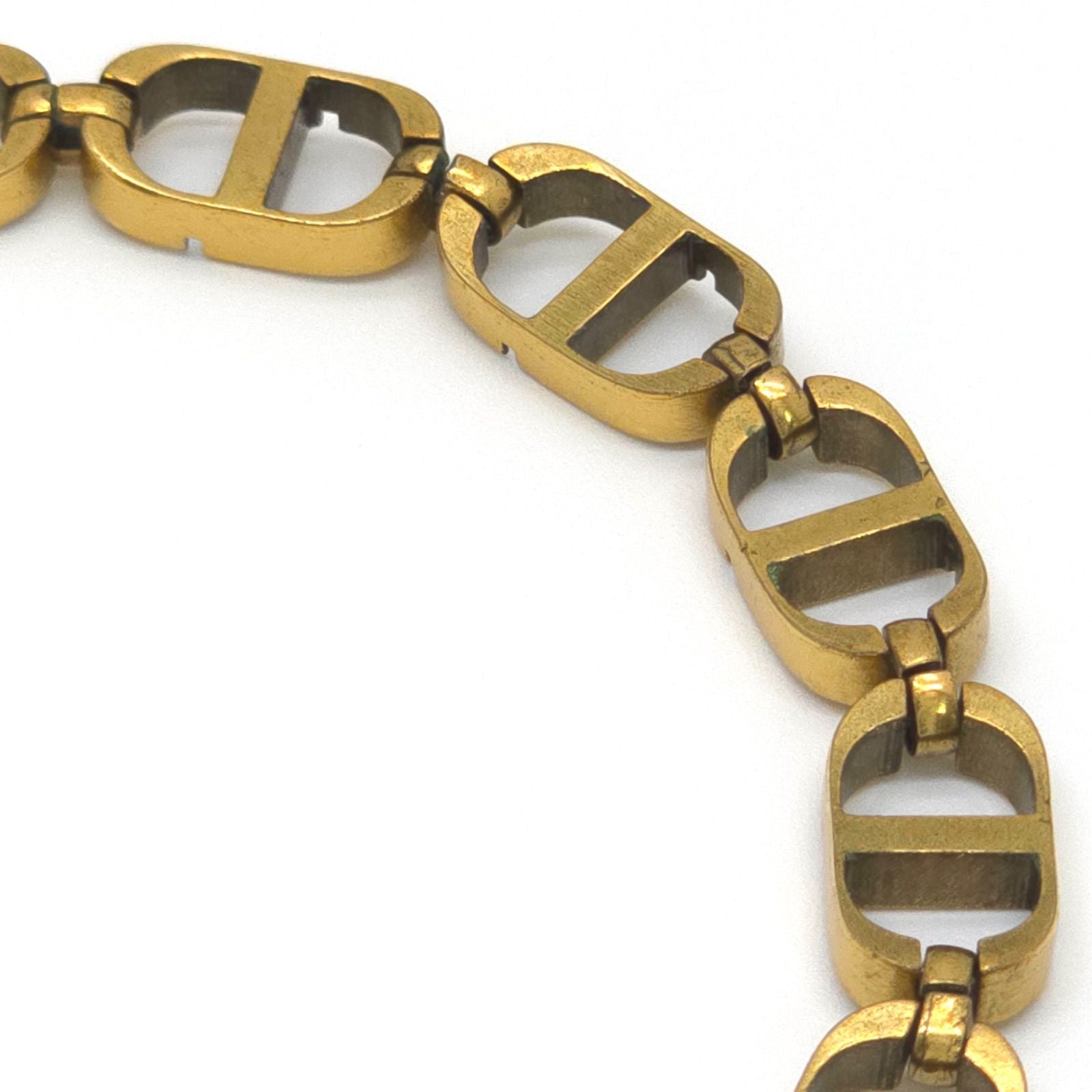 Dior 30 Montaigne Short Necklace Choker 30.5 37 cm CD Signature Gold — view 9
