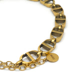 Dior 30 Montaigne Short Necklace Choker 30.5 37 cm CD Signature Gold — view 6