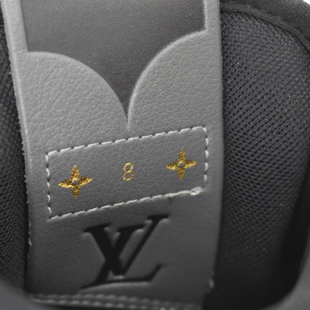 Louis Vuitton Charlie Line Monogram High Cut Sneakers 8 Black — view 7