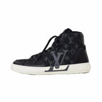 Louis Vuitton Charlie Line Monogram High Cut Sneakers 8 Black
