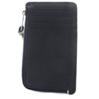 Loewe Coin Card Holder Fragment Case Anagram Leather Navy Silver — view 2
