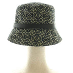 Loewe Anagram Bucket Hat Jacquard Calf Leather Gray SS — view 5