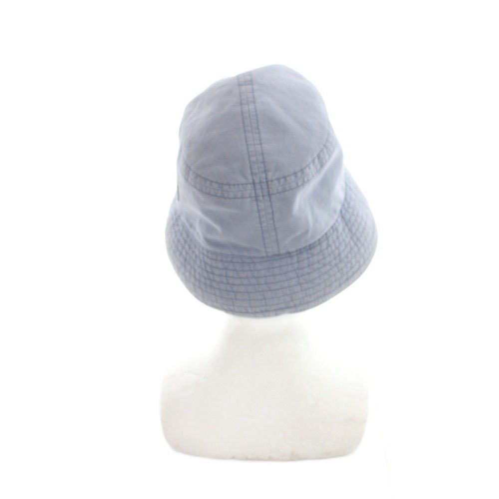 Fendi Bucket Hat Logo Embroidery S Blue — view 4