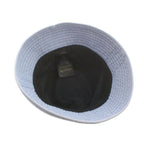Fendi Bucket Hat Logo Embroidery S Blue — view 6