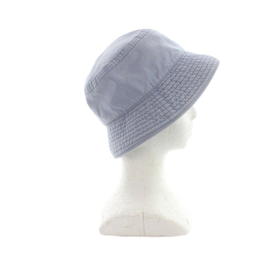 Fendi Bucket Hat Logo Embroidery S Blue — view 5