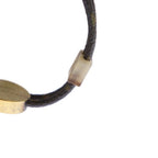 Louis Vuitton Monogram Bracelet Full Brown Gold Color KH — view 5