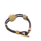 Louis Vuitton Monogram Bracelet Full Brown Gold Color KH — view 2