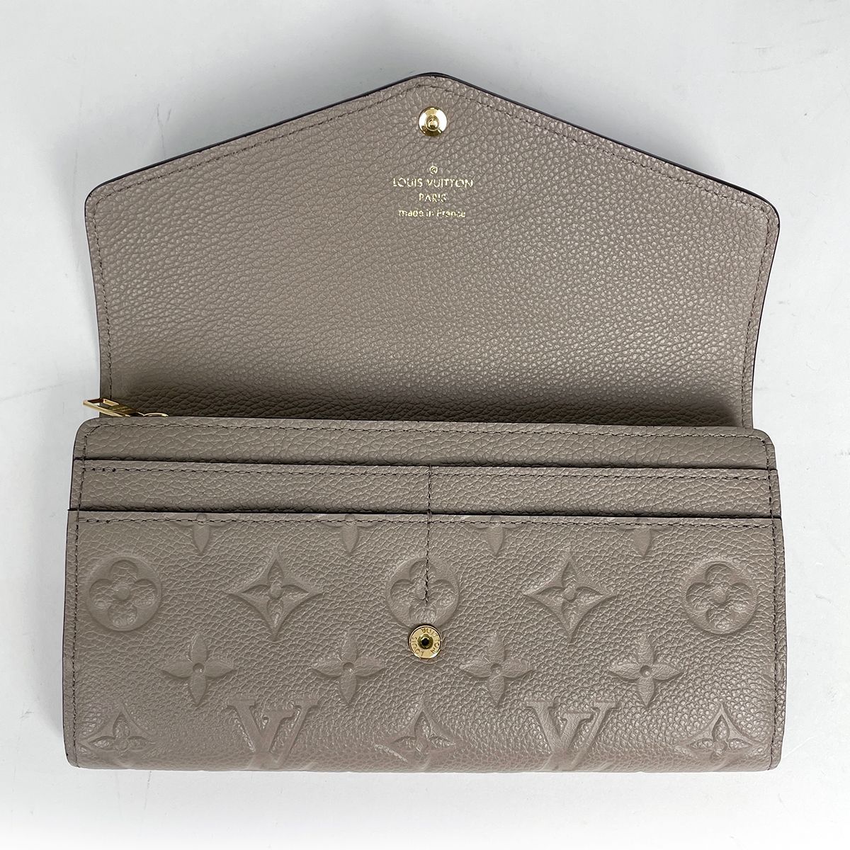 Louis Vuitton Portefeuille Sarah Bifold Wallet Monogram Empreinte Tourterelle — view 7