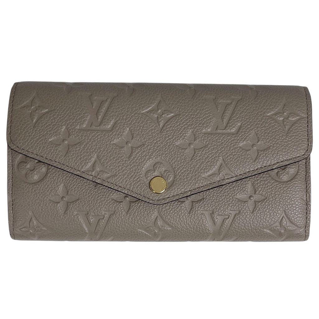 Louis Vuitton Portefeuille Sarah Bifold Wallet Monogram Empreinte Tourterelle
