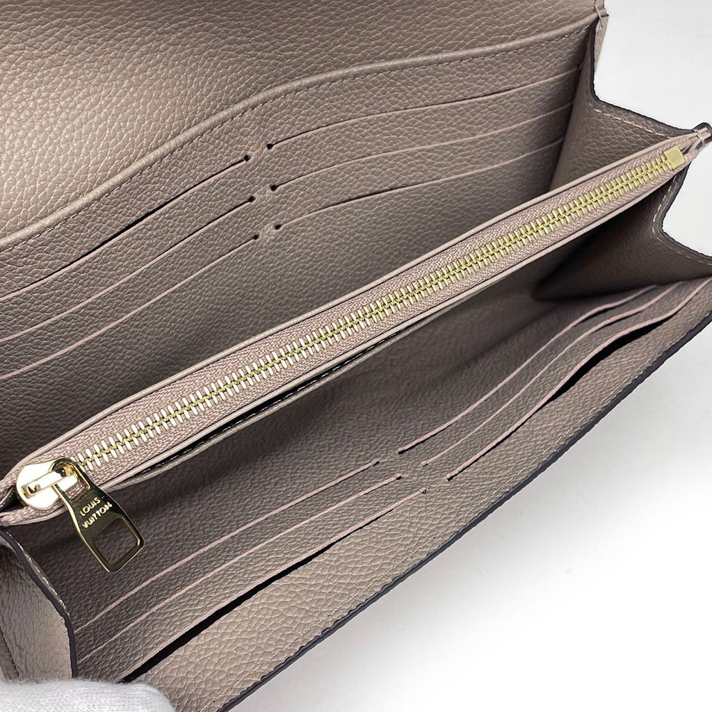 Louis Vuitton Portefeuille Sarah Bifold Wallet Monogram Empreinte Tourterelle — view 5