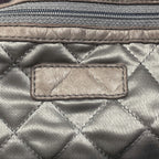 Chanel CC Logo Chain Tote Shoulder Bag Leather Brown — view 8