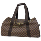 Louis Vuitton Neo Eole 55 Boston Bag Carry Case Damier Brown