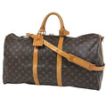 Louis Vuitton Keepall Bandouliere 55 2-Way Boston Bag Monogram Brown