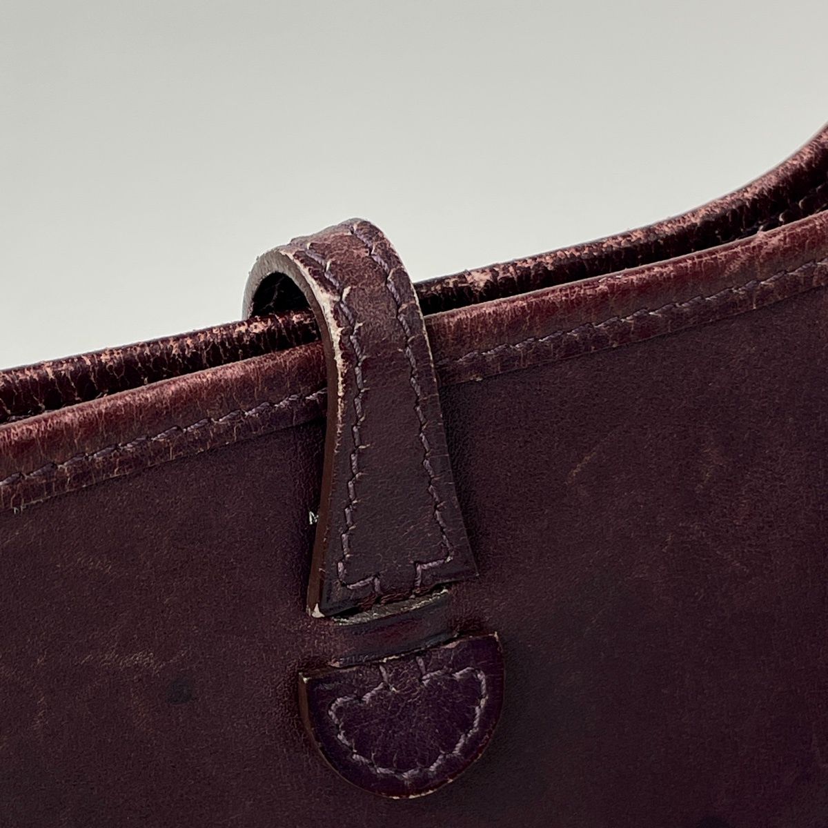 Hermes Evelyne TPM Pochette Shoulder Bag Box Calf Blurred — view 4