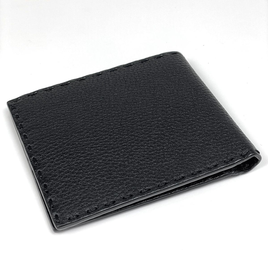 Fendi Selleria Bifold Wallet Leather Black — view 2
