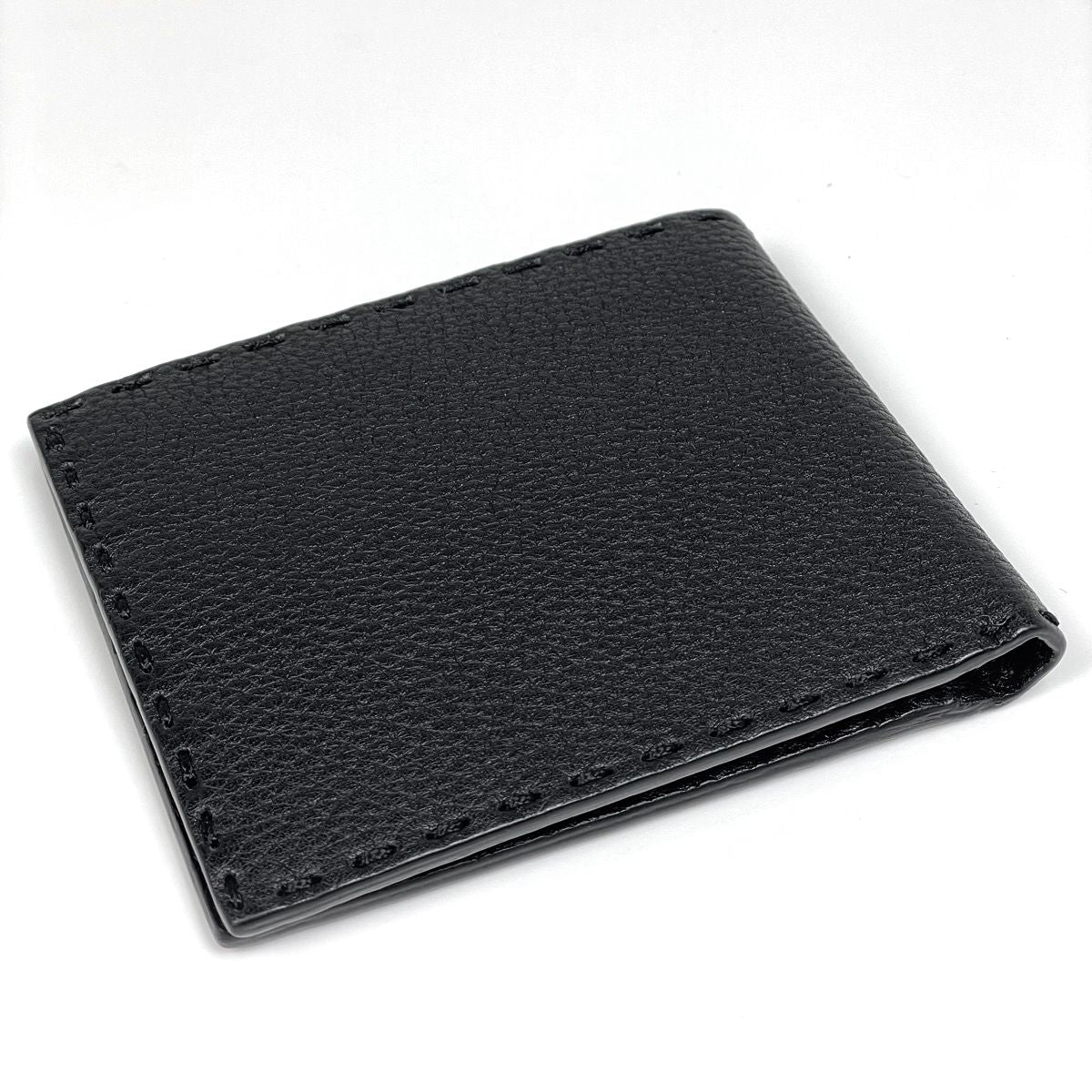 Fendi Selleria Bifold Wallet Leather Black — view 2