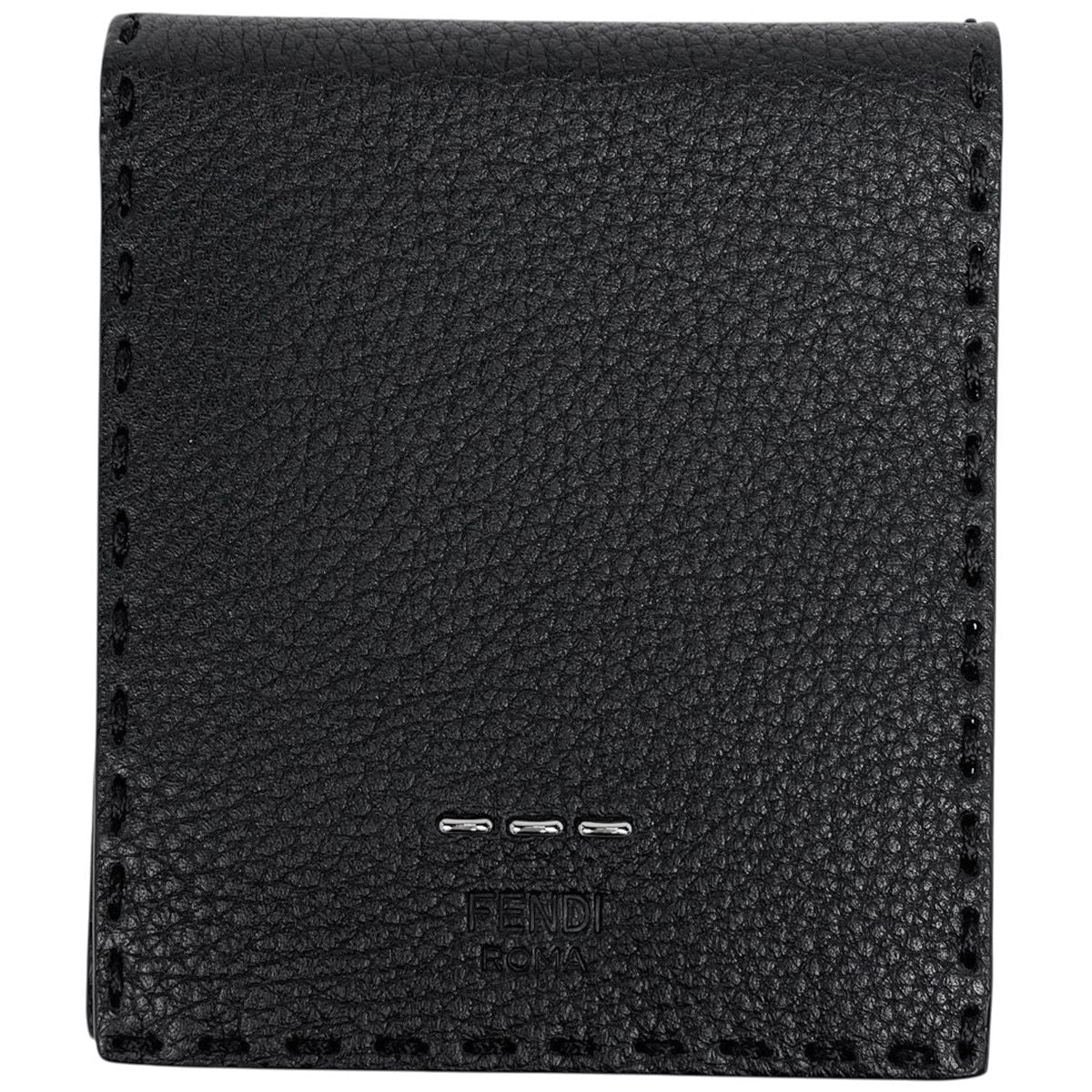 Fendi Selleria Bifold Wallet Leather Black