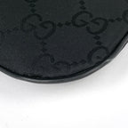 Gucci GG Pattern Shoulder Bag Nylon Black — view 3