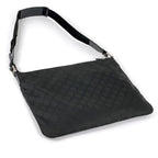 Gucci GG Pattern Shoulder Bag Nylon Black — view 2