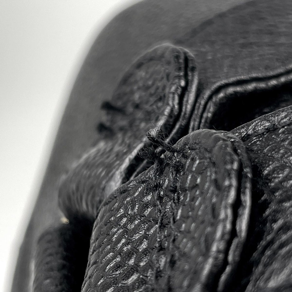 Chanel Triple CC Logo Backpack Caviar Leather Black — view 7