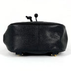 Chanel Triple CC Logo Backpack Caviar Leather Black — view 3