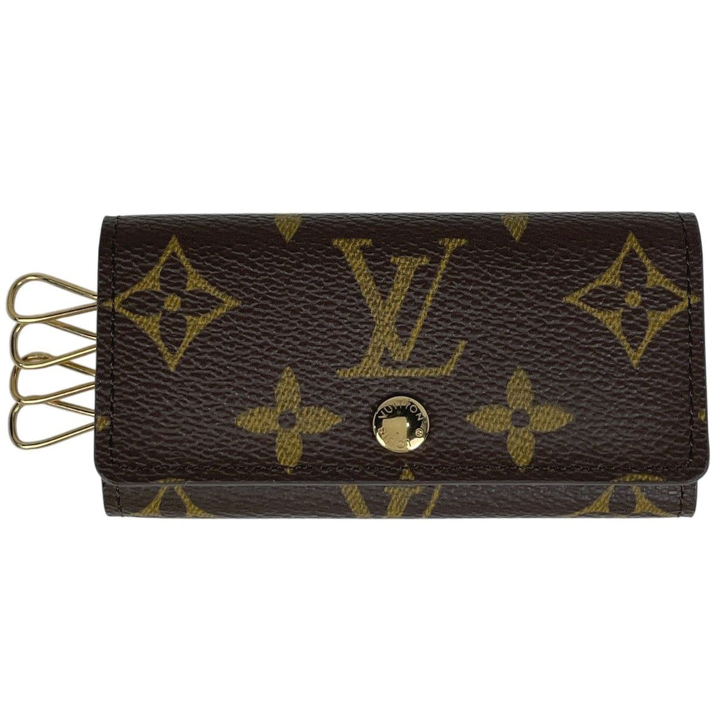 Louis Vuitton Multicles 4 Key Hook Key Holder Key Case Monogram Brown