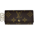Louis Vuitton Multicles 4 Key Hook Key Holder Key Case Monogram Brown