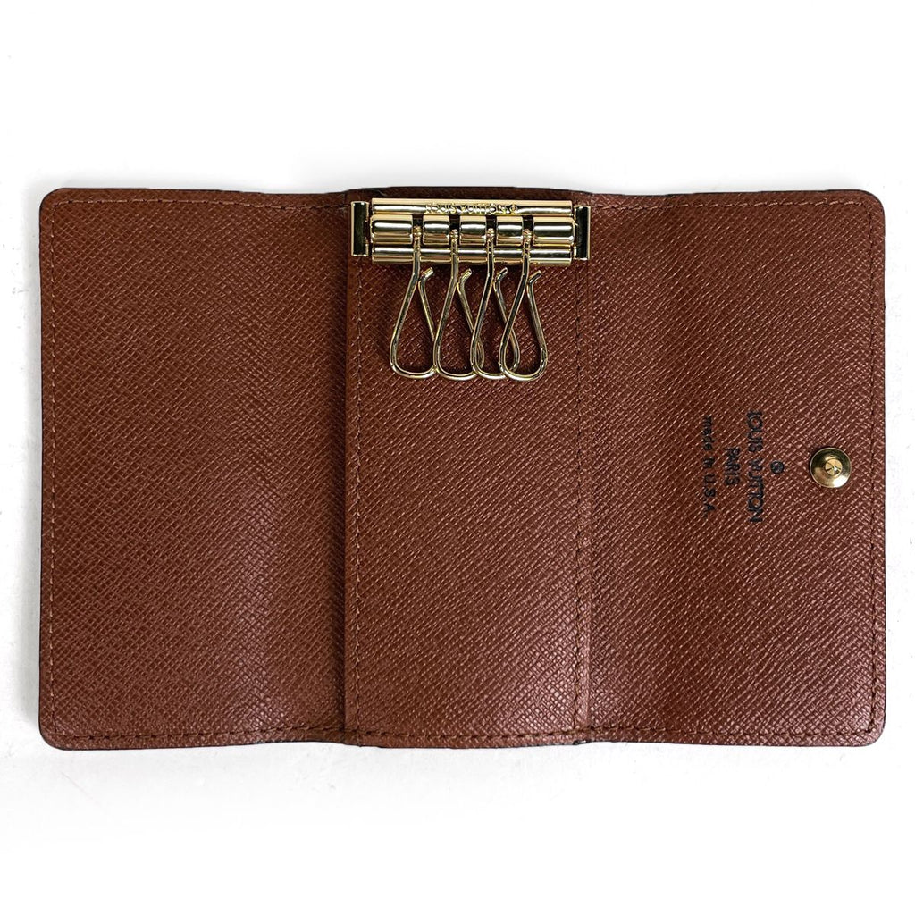 Louis Vuitton Multicles 4 Key Hook Key Holder Key Case Monogram Brown — view 6