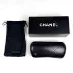 Chanel CC Logo Sunglasses Gradient Eyewear Demi Pattern Acetate Brown — view 6