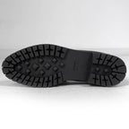 Hermes Moccasins Montmartre Logo Shoes Leather Black White — view 2