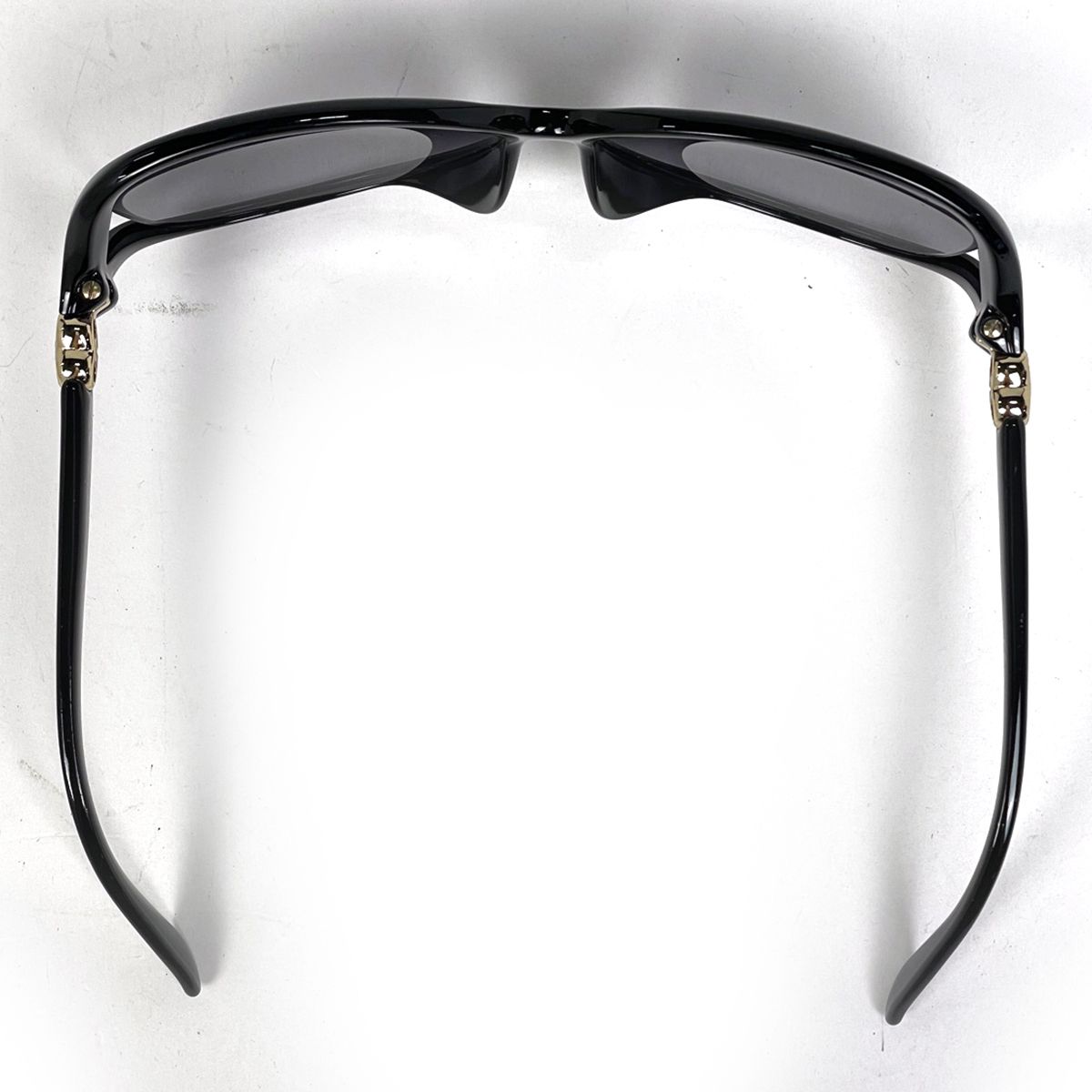 Gucci GG Logo Sunglasses Eyewear Bree Acetate Black — view 3