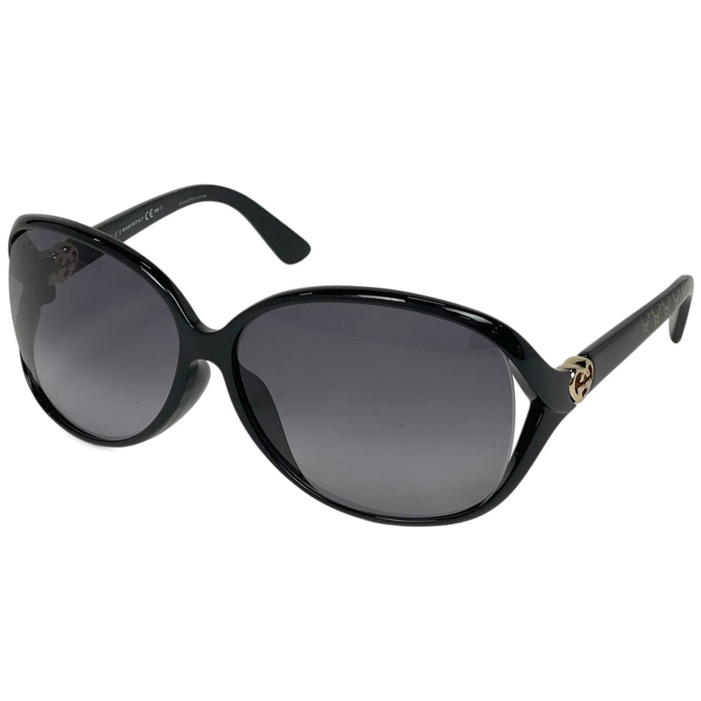 Gucci GG Logo Sunglasses Eyewear Bree Acetate Black