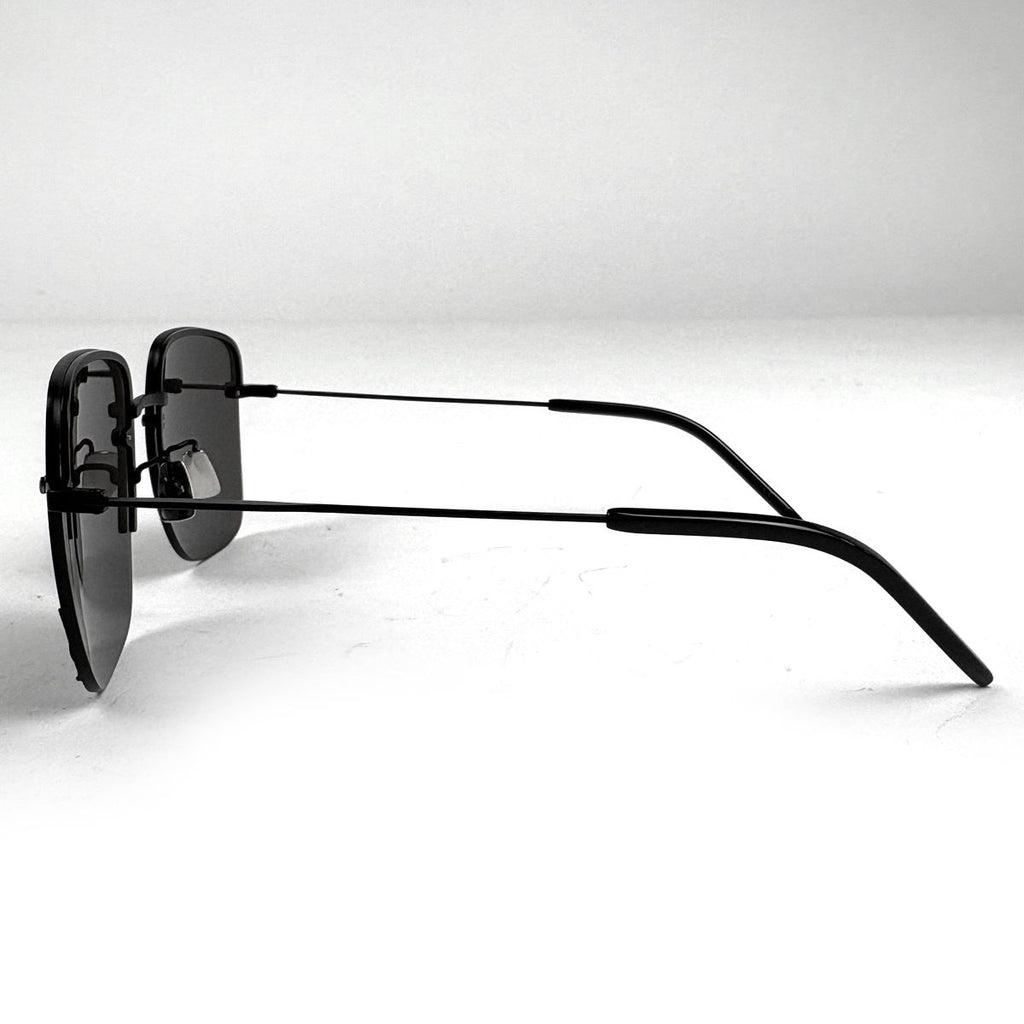 Saint Laurent Logo Sunglasses Eyewear Acetate Black — view 2