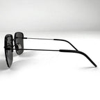Saint Laurent Logo Sunglasses Eyewear Acetate Black — view 2