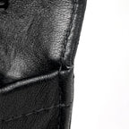 Chanel Single Flap Chain Shoulder Bag CC Logo Leather Black — view 7