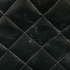 Chanel Single Flap Chain Shoulder Bag CC Logo Leather Black — view 9