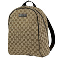 Gucci GG Pattern Backpack Day Canvas Beige