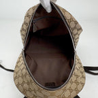 Gucci GG Pattern Backpack Day Canvas Beige — view 8