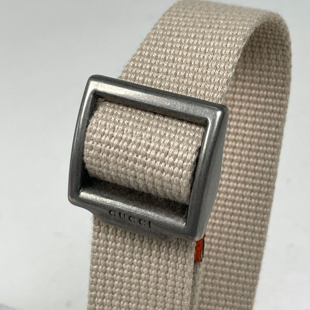 Gucci GG Pattern Belt Bag North Face Collaboration Canvas Beige Orange — view 5