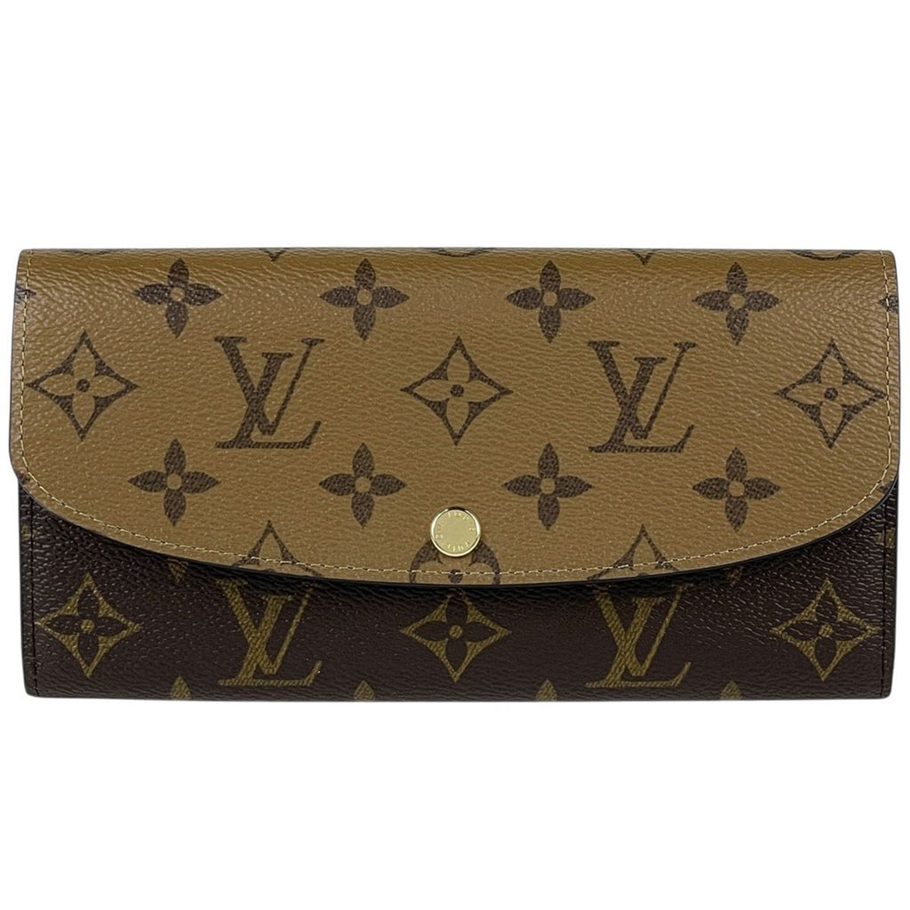 Louis Vuitton Portefeuille Emily Wallet Monogram Reverse Brown