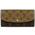 Louis Vuitton Portefeuille Emily Wallet Monogram Reverse Brown