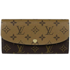 Louis Vuitton Portefeuille Emily Wallet Monogram Reverse Brown