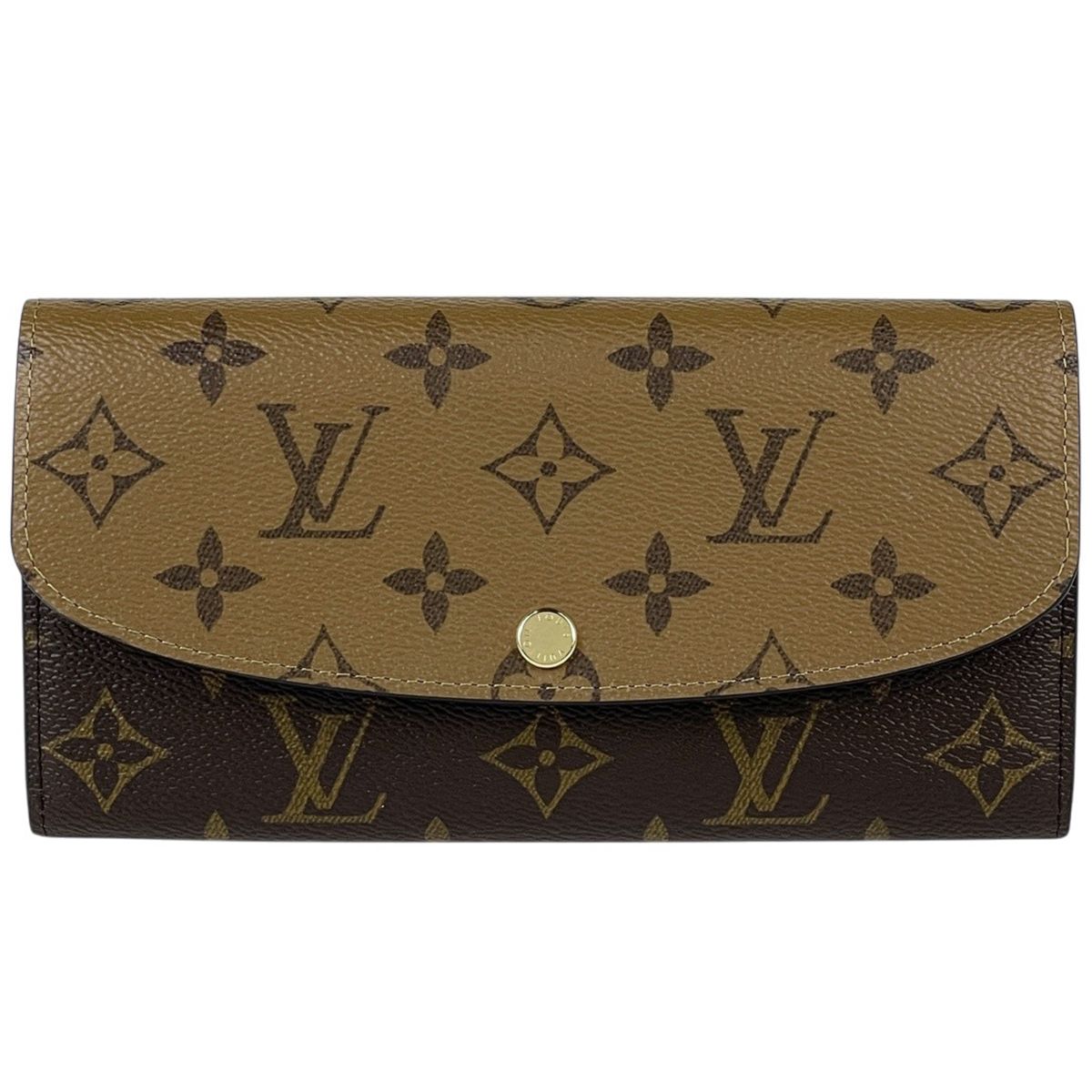 Louis Vuitton Portefeuille Emily Wallet Monogram Reverse Brown