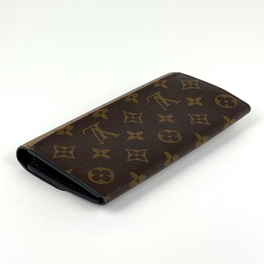 Louis Vuitton Portefeuille Emily Wallet Monogram Reverse Brown — view 2
