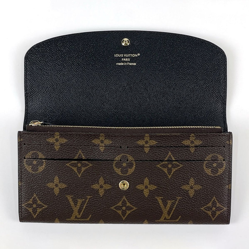 Louis Vuitton Portefeuille Emily Wallet Monogram Reverse Brown — view 7
