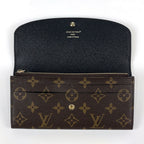 Louis Vuitton Portefeuille Emily Wallet Monogram Reverse Brown — view 7